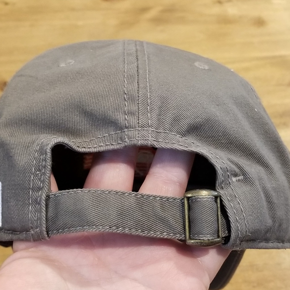 Oklahoma State Cowboys DAD Father OSU Hat Cap The Game Circle Logo Gray - Picture 11 of 11